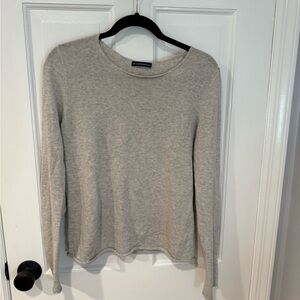 Brandy Melville Light Gray Knit Top